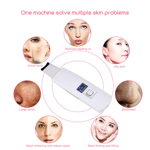 Ultrasonic Facial Skin Scrubber